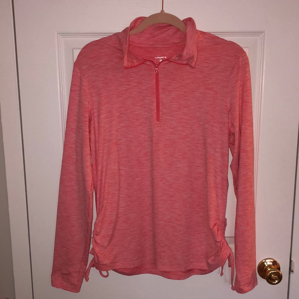 Quarter Zip Athletic Long Sleeve Top